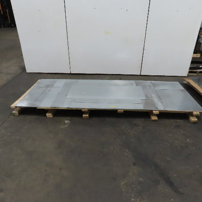 18 Gauge Galvanized Sheet Metal 120"x48" (10'x4') Lot Of 6 Full Pieces & 5 Misc.
