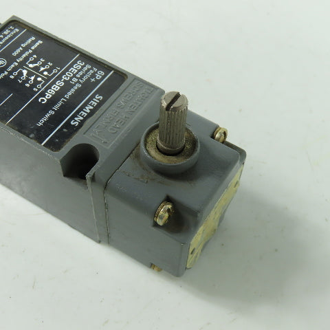 Siemens 3SE03-SB6PC Limit Switch Series B1 Rating A600