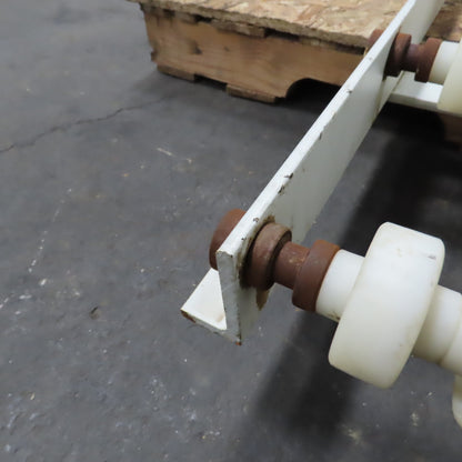 23-1/2" Wide x 74" Long Nylon Gravity Roller Case Conveyor Section