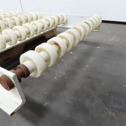 23-1/2" Wide x 74" Long Nylon Gravity Roller Case Conveyor Section