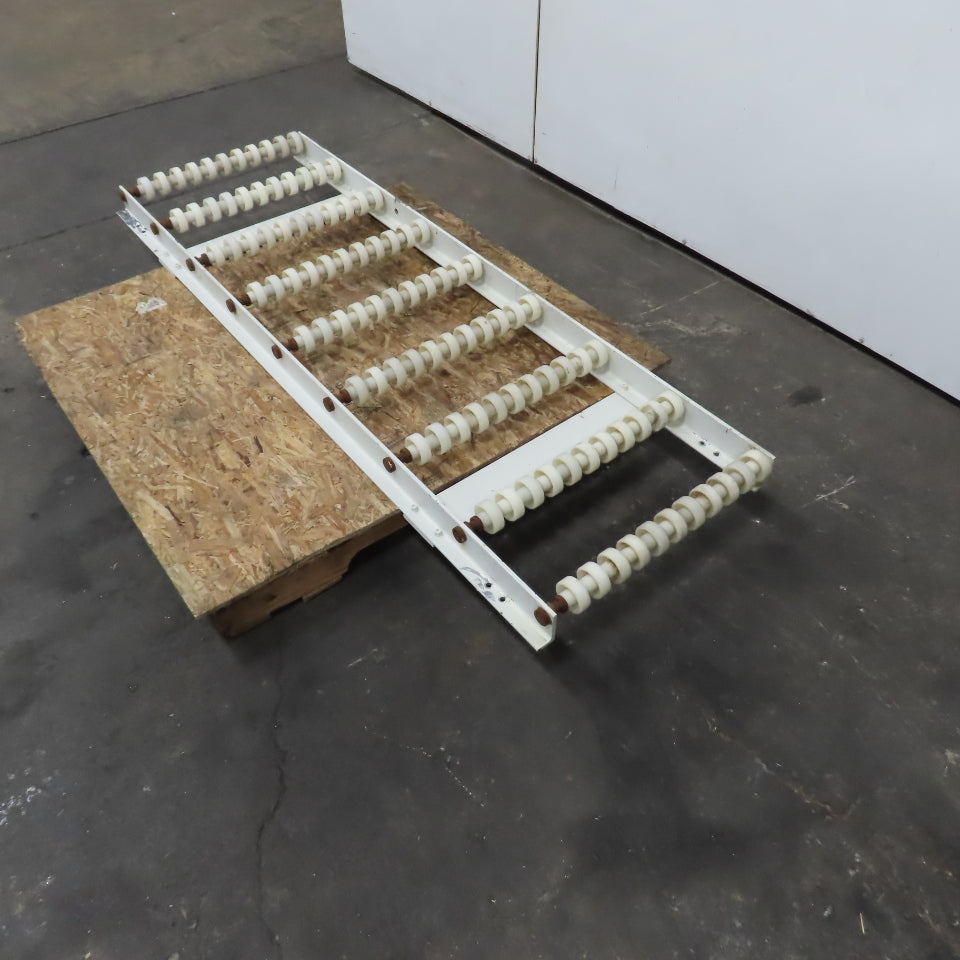 23-1/2" Wide x 74" Long Nylon Gravity Roller Case Conveyor Section