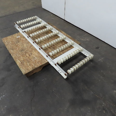 23-1/2" Wide x 74" Long Nylon Gravity Roller Case Conveyor Section