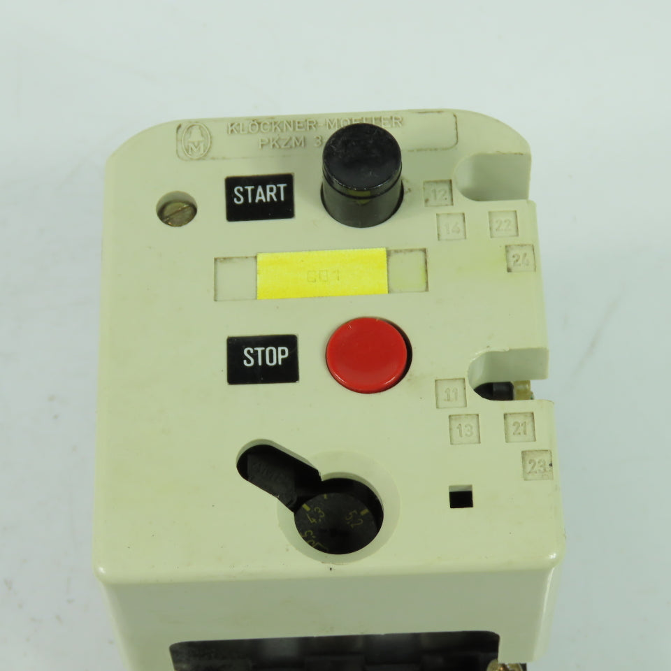 Knockner-Moeller PKZM3-6,3-U-NA 7.5HP 600VAC Manual Motor Starter
