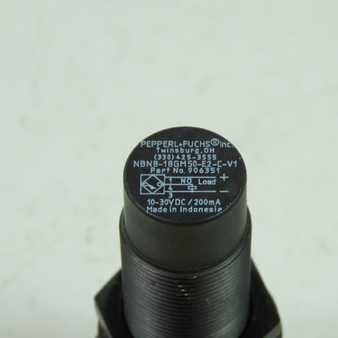 Pepperl+Fuchs NBN8-18GM50-E2-C-V1 Inductive Proximity Sensor 10-30VDC 200mA