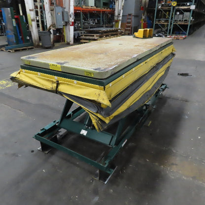 Southworth LST4-36W 4000LB 96" x 36" Rotating Tandem Scissor Lift Table 115V 1PH
