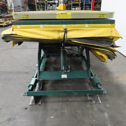 Southworth LST4-36W 4000LB 96" x 36" Rotating Tandem Scissor Lift Table 115V 1PH