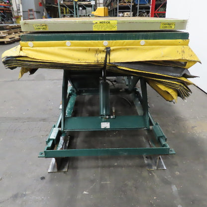 Southworth LST4-36W 4000LB 96" x 36" Rotating Tandem Scissor Lift Table 115V 1PH
