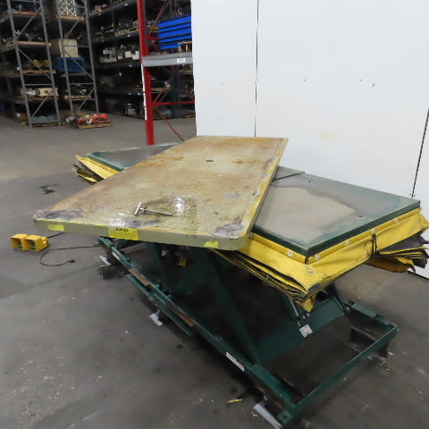 Southworth LST4-36W 4000LB 96" x 36" Rotating Tandem Scissor Lift Table 115V 1PH