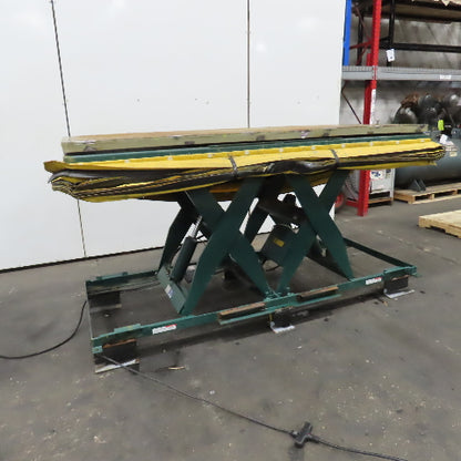 Southworth LST4-36W 4000LB 96" x 36" Rotating Tandem Scissor Lift Table 115V 1PH