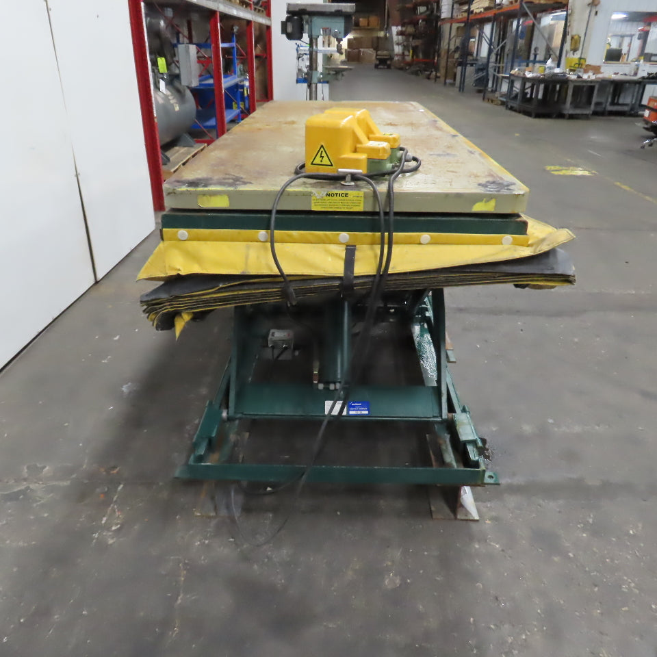 Southworth LST4-36W 4000LB 96" x 36" Rotating Tandem Scissor Lift Table 115V 1PH