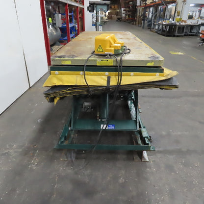 Southworth LST4-36W 4000LB 96" x 36" Rotating Tandem Scissor Lift Table 115V 1PH