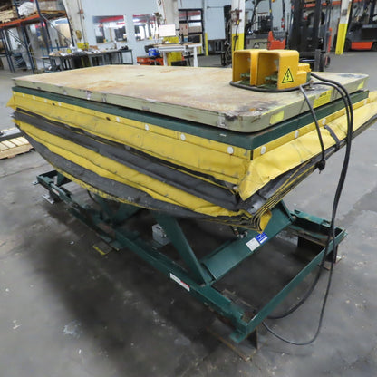 Southworth LST4-36W 4000LB 96" x 36" Rotating Tandem Scissor Lift Table 115V 1PH
