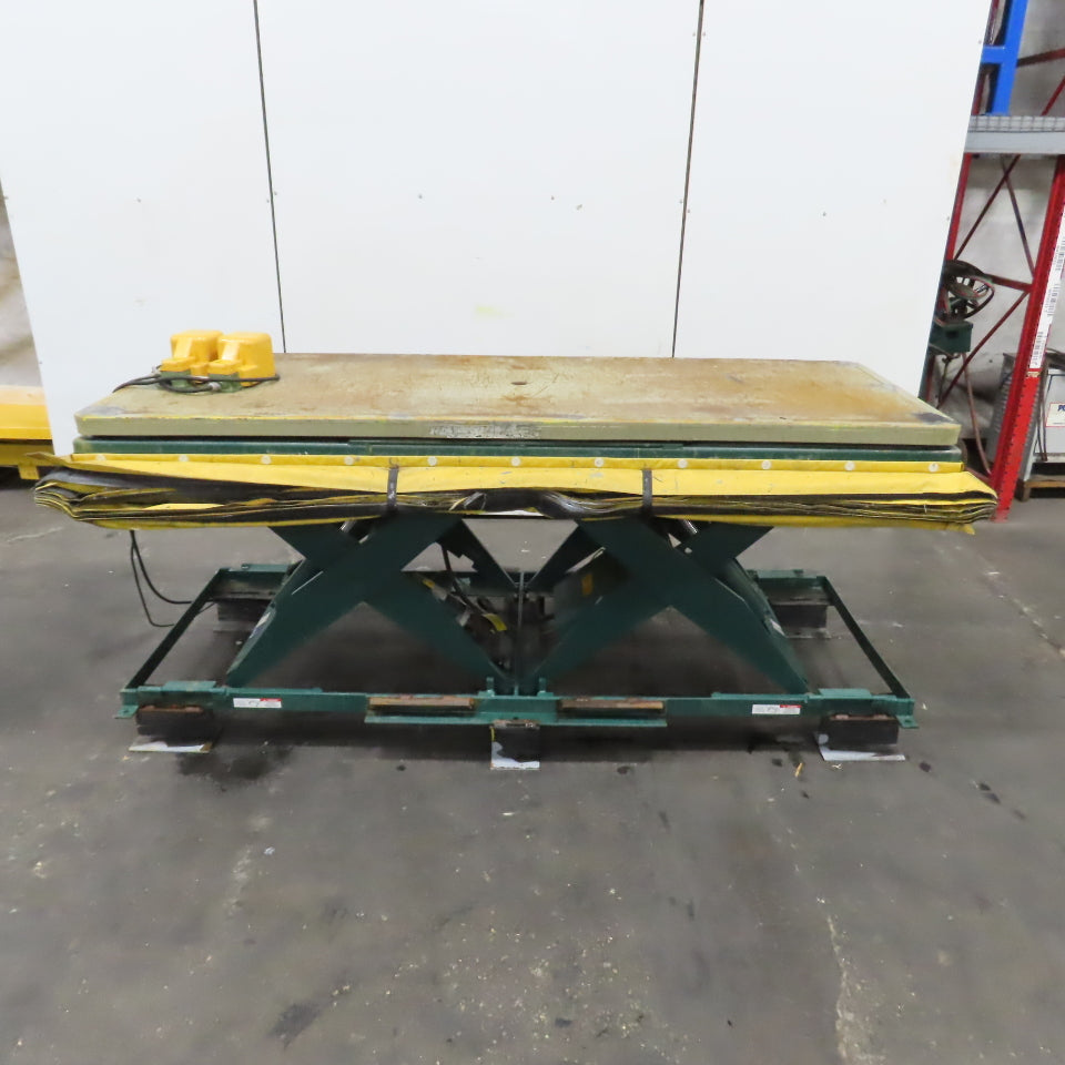 Southworth LST4-36W 4000LB 96" x 36" Rotating Tandem Scissor Lift Table 115V 1PH