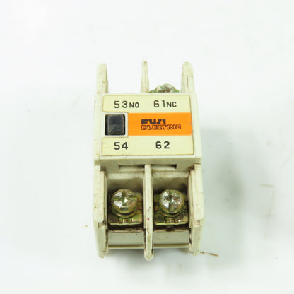 Fuji SZ-A11 Auxiliary Contact Block 600V 10A Lot Of 5