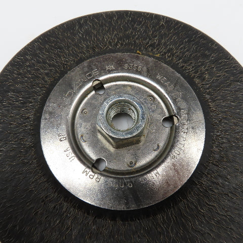 Advance EDP 83509 7" Dia. X 5/8"-18 Threaded Encapsulated Wire Brush
