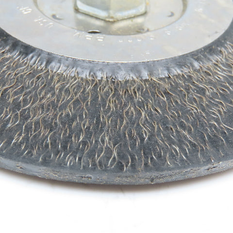 Advance EDP 83509 7" Dia. X 5/8"-18 Threaded Encapsulated Wire Brush