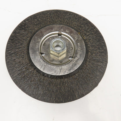 Advance EDP 83509 7" Dia. X 5/8"-18 Threaded Encapsulated Wire Brush