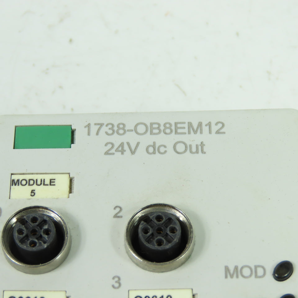 Allen Bradley 1738-OB8EM12 SerA Output Module 24VDC 1A/24VA Out Lot Of 2