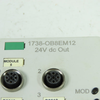 Allen Bradley 1738-OB8EM12 SerA Output Module 24VDC 1A/24VA Out Lot Of 2