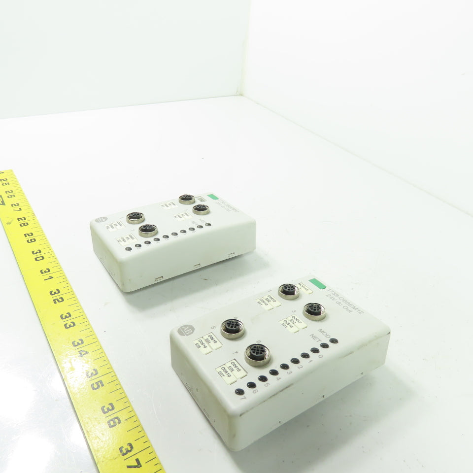 Allen Bradley 1738-OB8EM12 SerA Output Module 24VDC 1A/24VA Out Lot Of 2