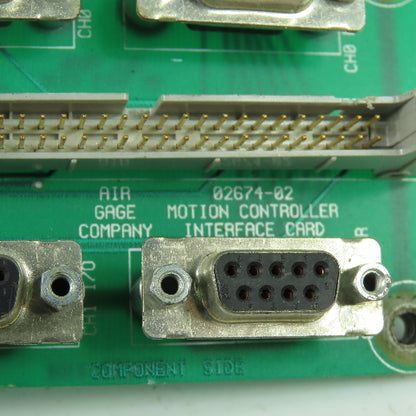 Air Gage 02674-02 Motion Controller Interface Card