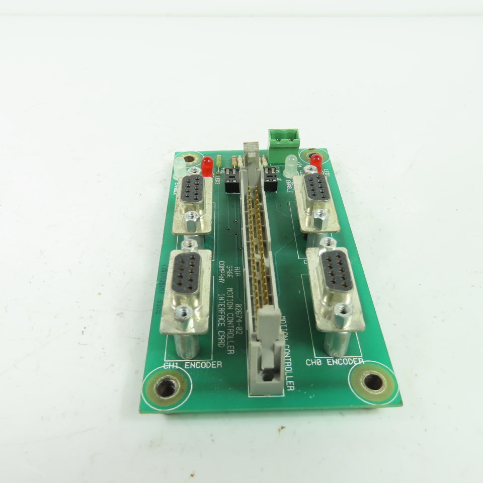 Air Gage 02674-02 Motion Controller Interface Card