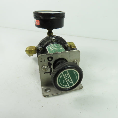 Beloit MC2-75-39A 3/8" Compressed Air Pressure Regulator 250PSI Max