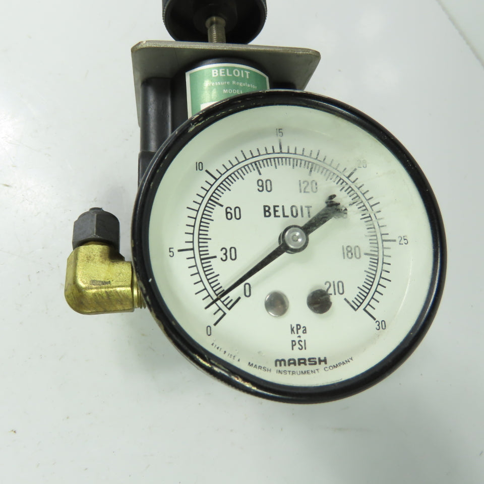 Beloit MC2-75-39A 3/8" Compressed Air Pressure Regulator 250PSI Max