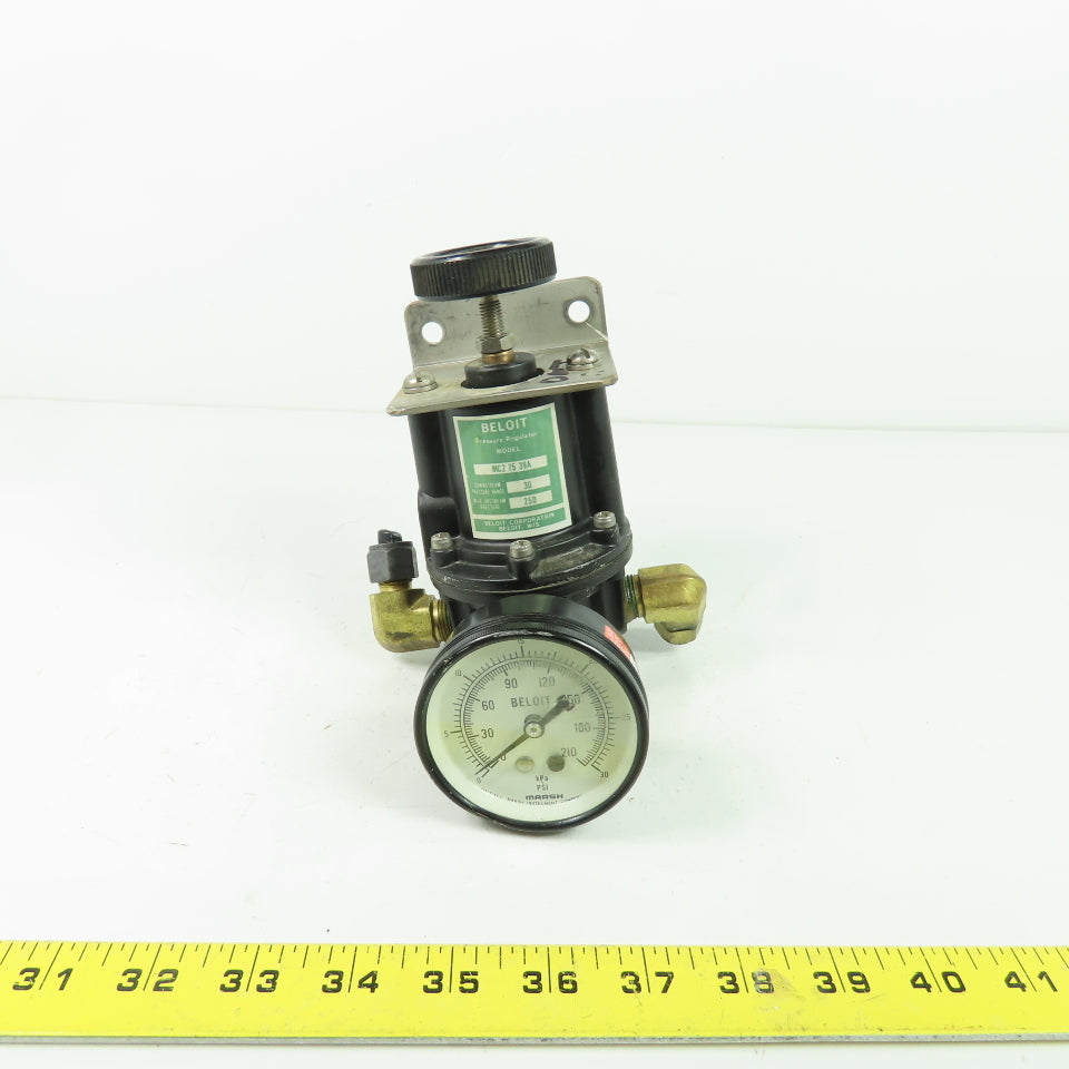 Beloit MC2-75-39A 3/8" Compressed Air Pressure Regulator 250PSI Max