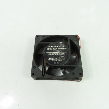 Matsushita SF92 DC Brushless Cooling Fan Motor 12VDC 135mA