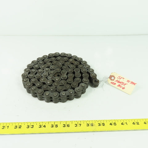 Morse BL-6 Steel Leaf Chain 3x4 Lacing 3/4" Pitch 58" OAL
