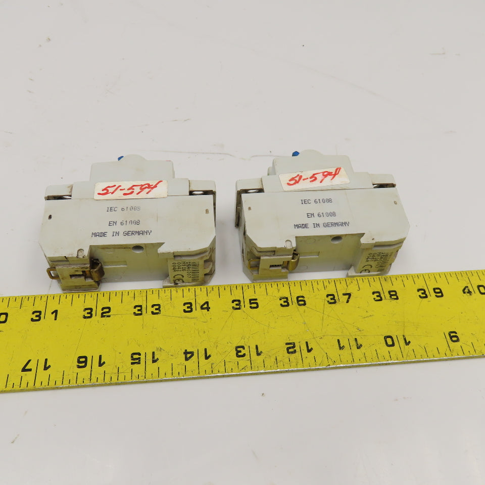 ABB F362 25A 2 Pole Circuit Breaker 230V Lot Of 2