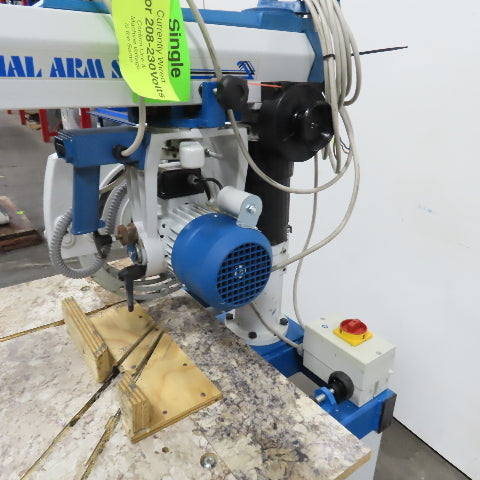 Omga RN.450 FM 12" Radial Arm Saw 1.47kW 230V Single Phase 32x31" Table 1Ph