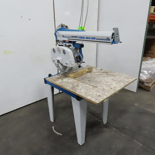 Omga RN.450 FM 12" Radial Arm Saw 1.47kW 230V Single Phase 32x31" Table 1Ph