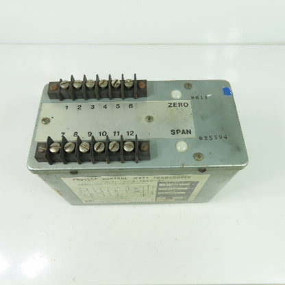 Scientific Columbus XL 3-1K5P-A7 Process Control Watt Transducer 120VAC 5A 60Hz