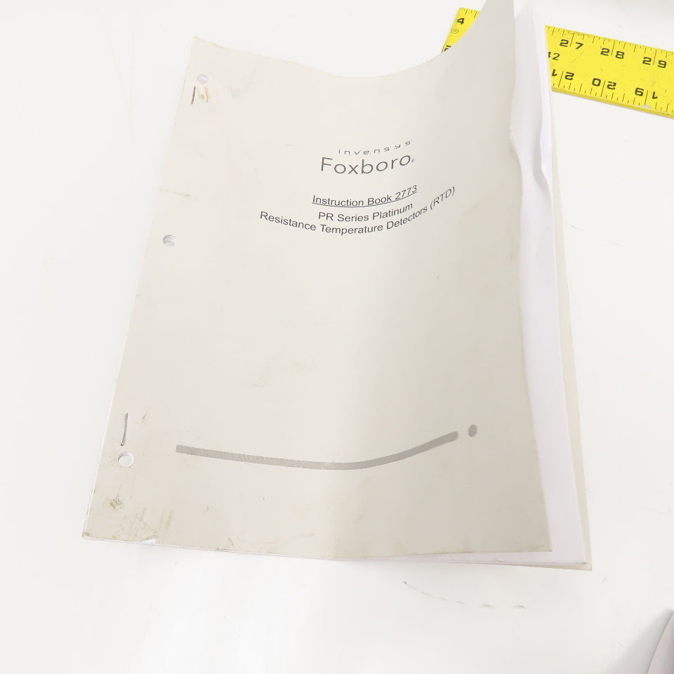 Foxboro PR-14WBS-012 2BLRF 150# Platinum Resistance Temperature Detector 42.4VDC