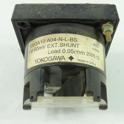 Yokagawa 2093A10 A01-N-L-BS Ammeter FS 60mV EXT Shunt