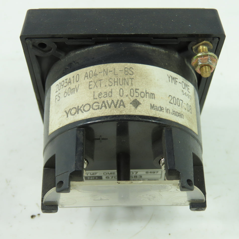 Yokagawa 2093A10 A04-N-L-BS Ammeter FS 60mV EXT Shunt