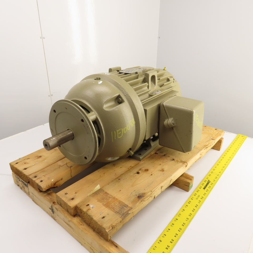 General Electric 5KS254SAB168 15HP Dual Shaft AC Motor 3555RPM 460V 3PH 254TCZ
