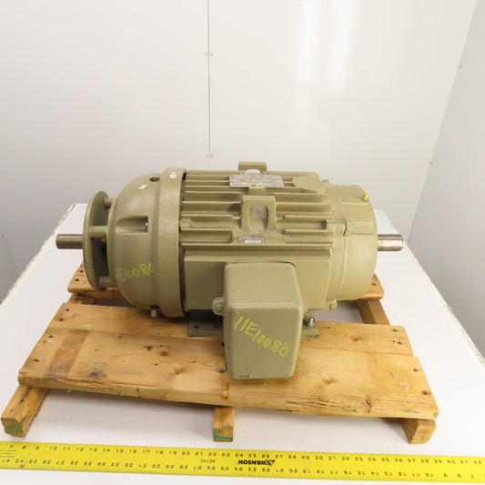 General Electric 5KS254SAB168 15HP Dual Shaft AC Motor 3555RPM 460V 3PH 254TCZ