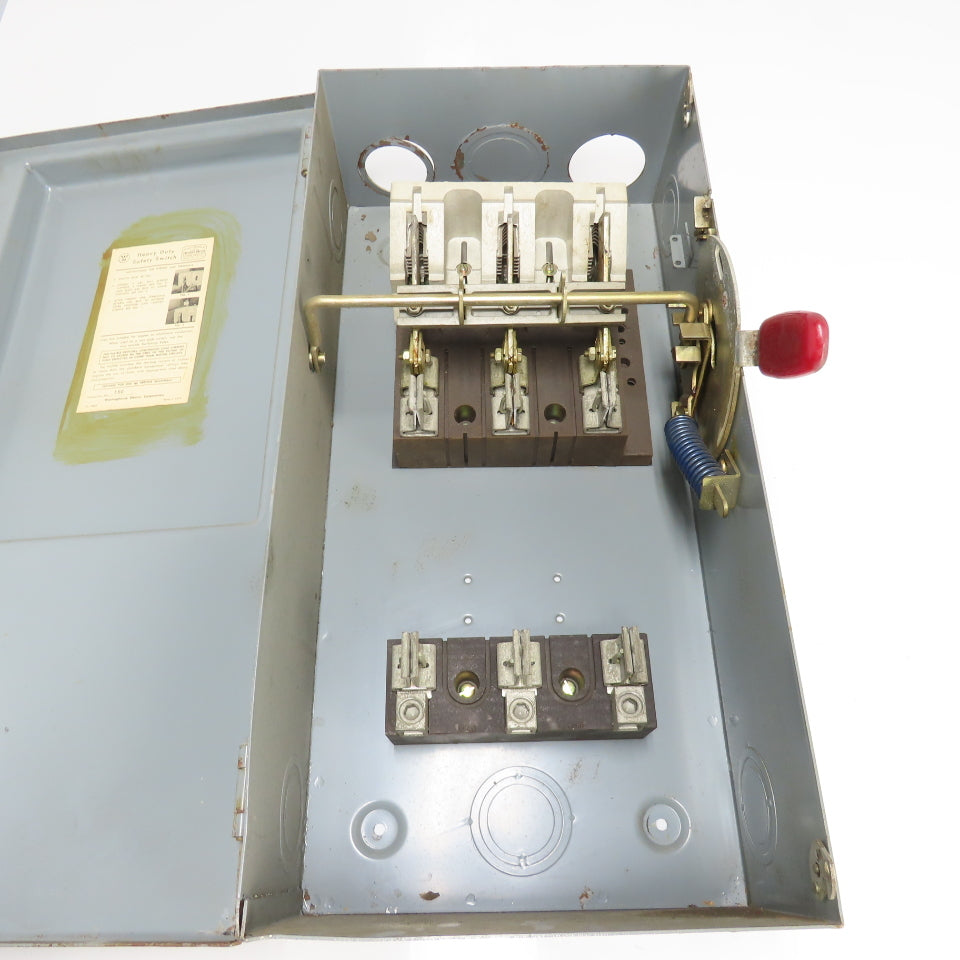 Westinghouse HF364 200A Heavy Duty Safety Switch 600VAC