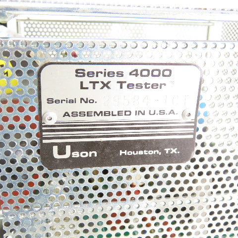 Uson Series 4000 LTX Tester Assy W/ V209AM020 12VDC Monitor