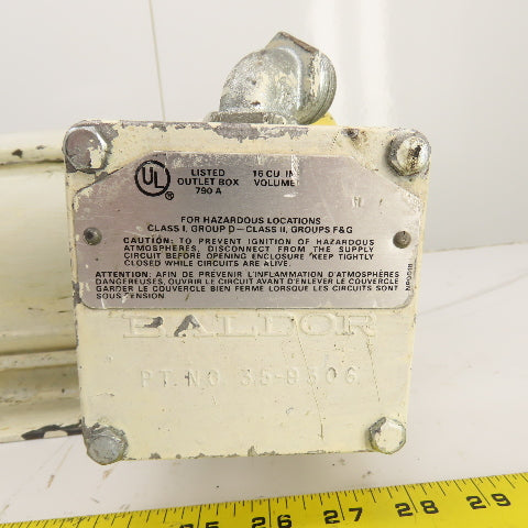 Baldor M7006A 1/2HP Hazardous Location Motor 1725RPM 208-230/460V 3PH 56 Frame