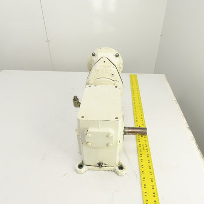 Grove Gear DXTM0230-2 25:1 Ratio Left Hand Gear Reducer 2.75HP 140TC 70RPM