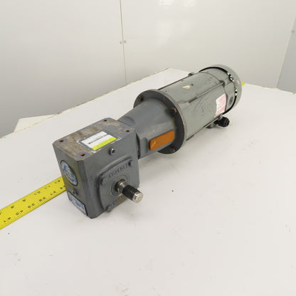 Boston RF718-25-B5-6 25:1 Ratio Left Hand Gear Reducer 3/4HP 70RPM 90VDC