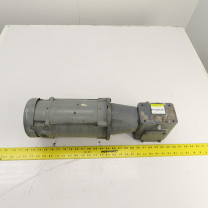 Boston RF718-25-B5-6 25:1 Ratio Left Hand Gear Reducer 3/4HP 70RPM 90VDC