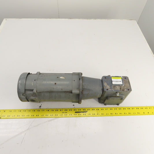 Boston RF718-25-B5-6 25:1 Ratio Left Hand Gear Reducer 3/4HP 70RPM 90VDC
