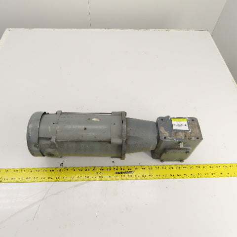 Boston RF718-25-B5-6 25:1 Ratio Left Hand Gear Reducer 3/4HP 70RPM 90VDC