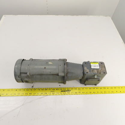 Boston RF718-25-B5-6 25:1 Ratio Left Hand Gear Reducer 3/4HP 70RPM 90VDC