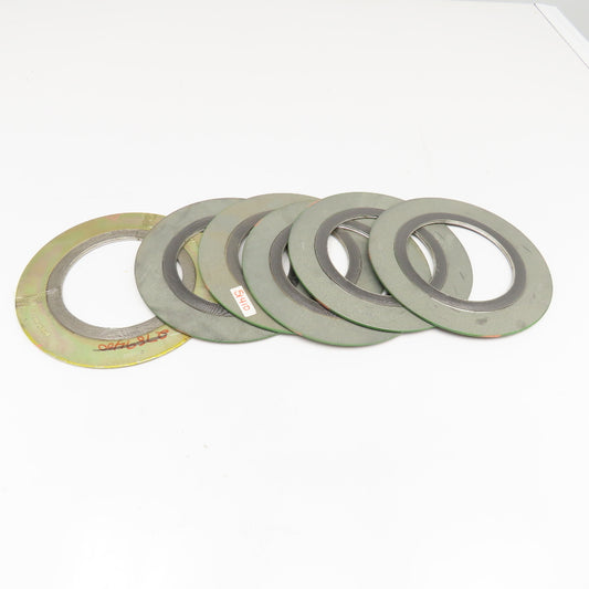Leader Gasket 4"-900 316L LF Spiral Wound Gasket Lot Of 6